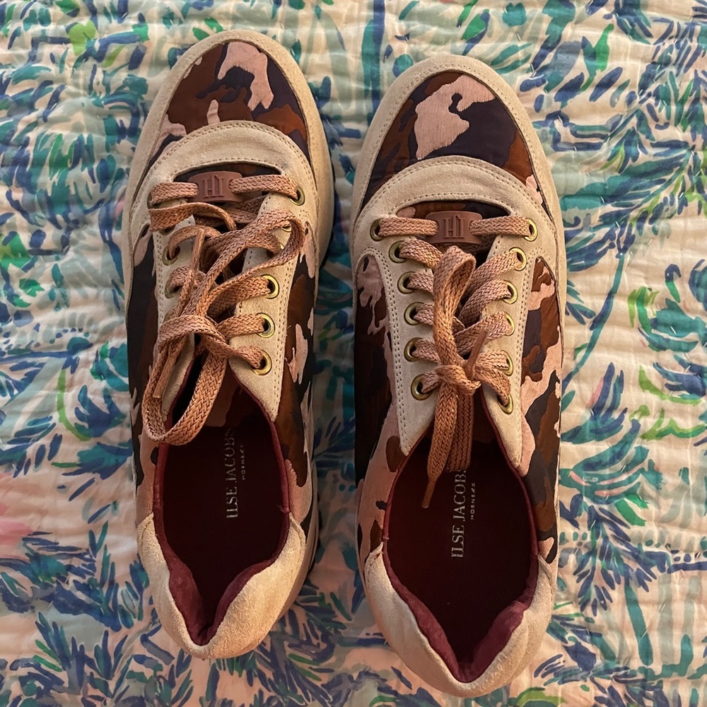EUC Ilse Jacobsen Camo Sneaker